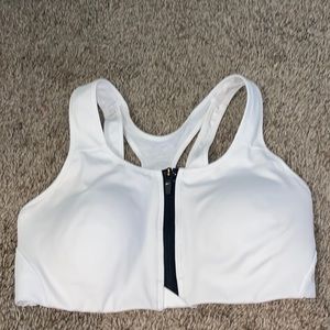 White Nike Sports Bra